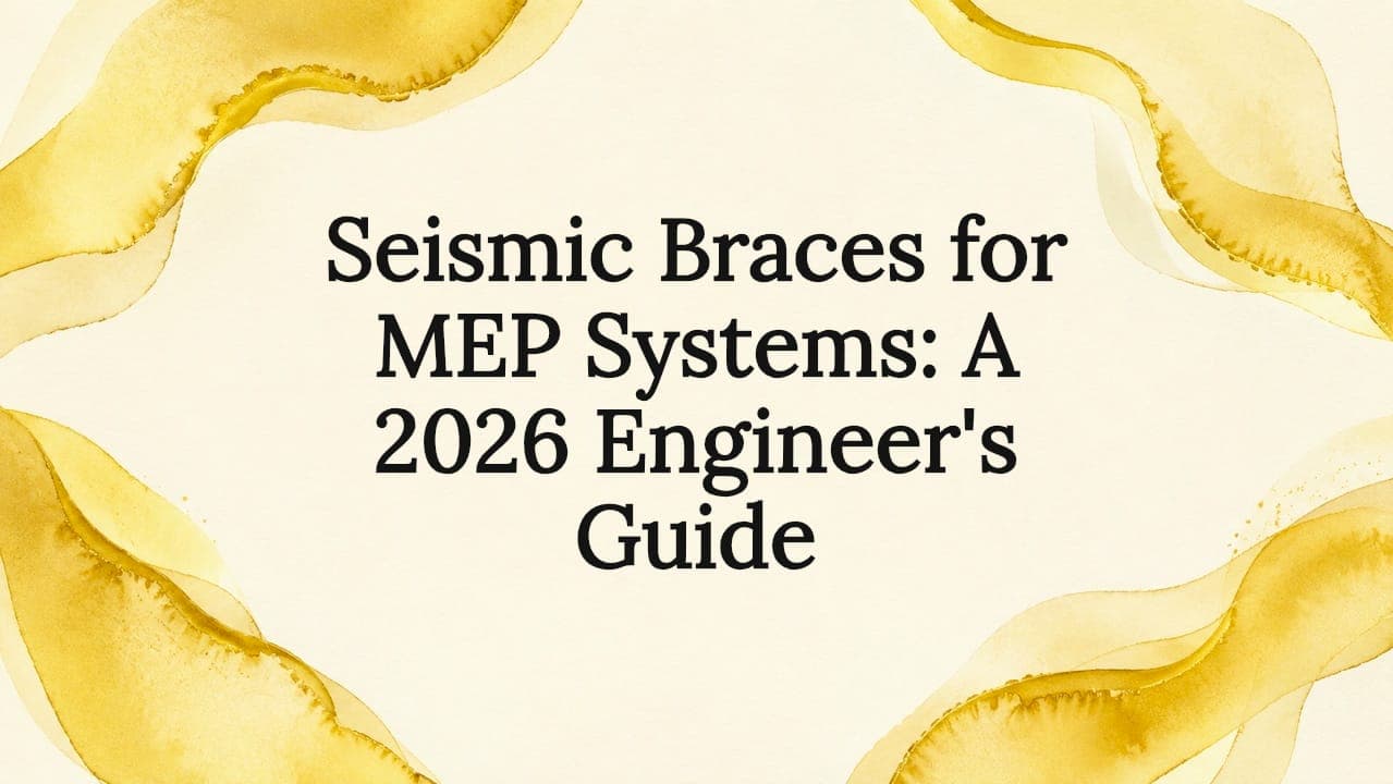 Seismic Braces for MEP Systems: A 2026 Engineer's Guide