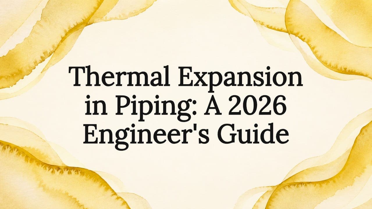 Thermal Expansion in Piping: A 2026 Engineer's Guide