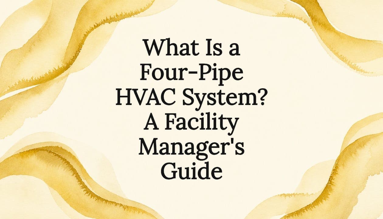 What Is a Four-Pipe HVAC System? A Facility Manager's Guide