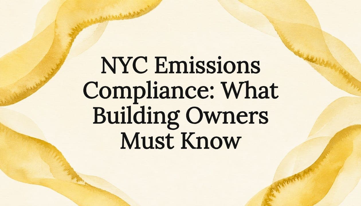 NYC Emissions Compliance: What Building Owners Must Know
