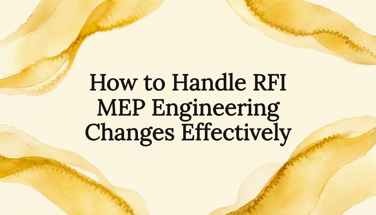How to Handle RFI MEP Engineering Changes Effectively