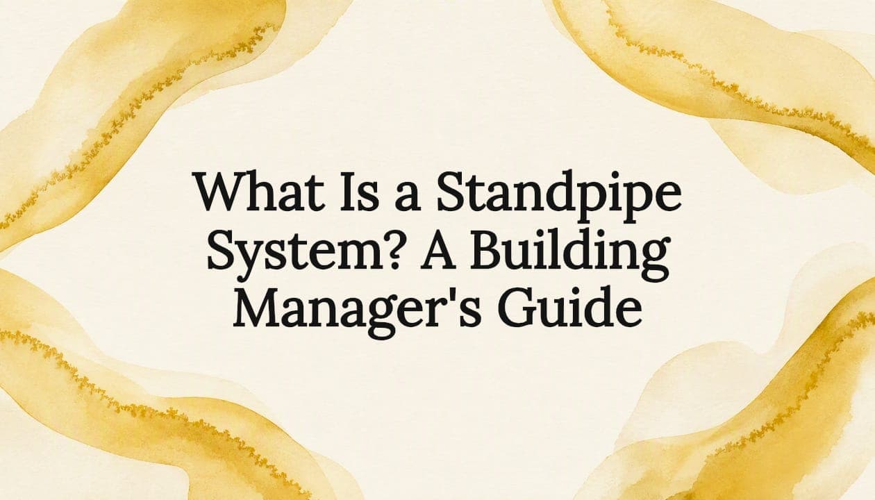 What Is a Standpipe System? A Building Manager's Guide