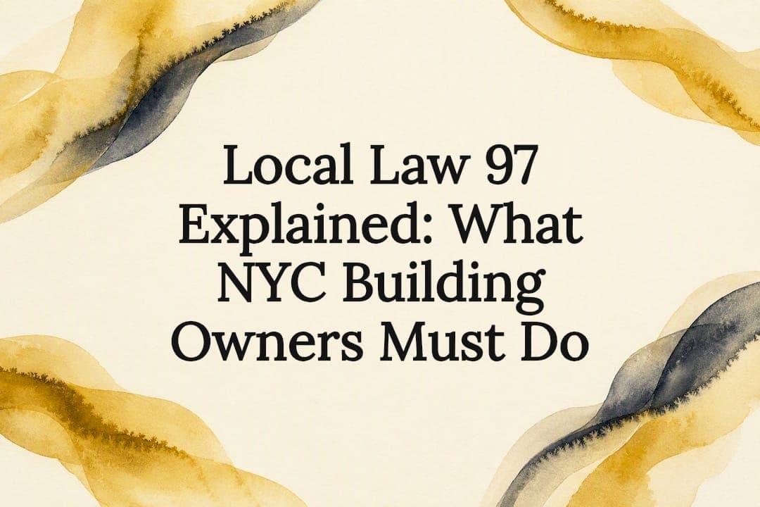 Local Law 97 Explained: What NYC Building Owners Must Do