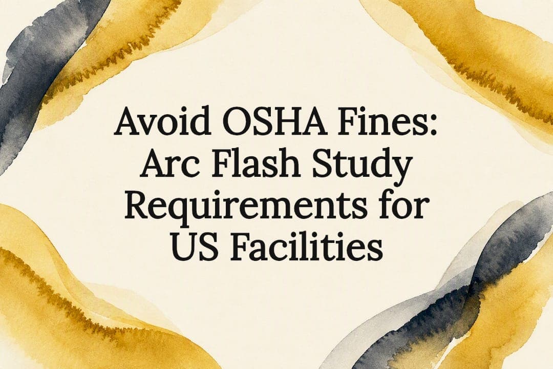 Avoid OSHA Fines: Arc Flash Study Requirements for US Facilities