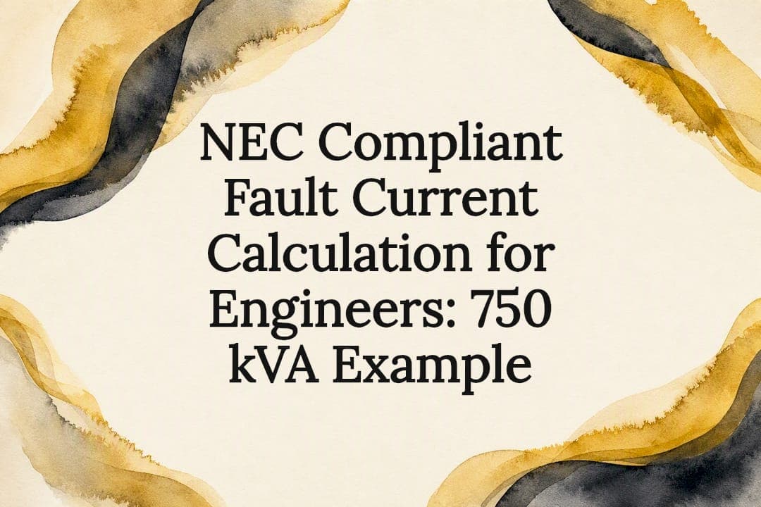 NEC Compliant Fault Current Calculation for Engineers: 750 kVA Example