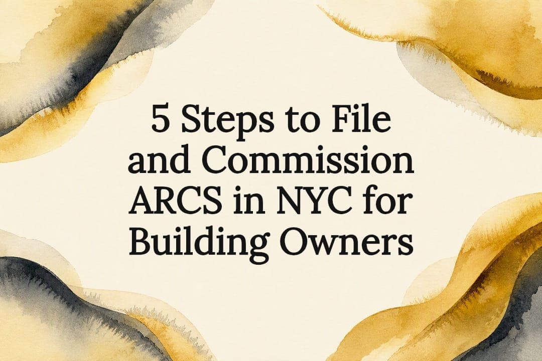 5 Steps to File and Commission ARCS in NYC for Building Owners