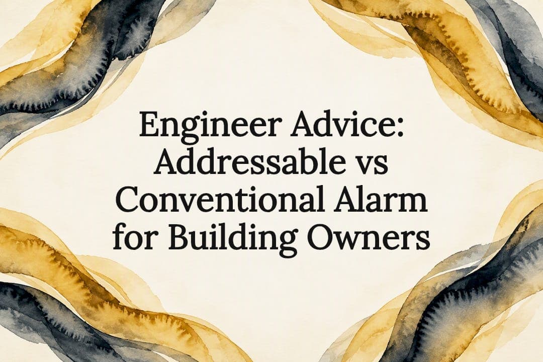 Engineer Advice: Addressable vs Conventional Alarm for Building Owners
